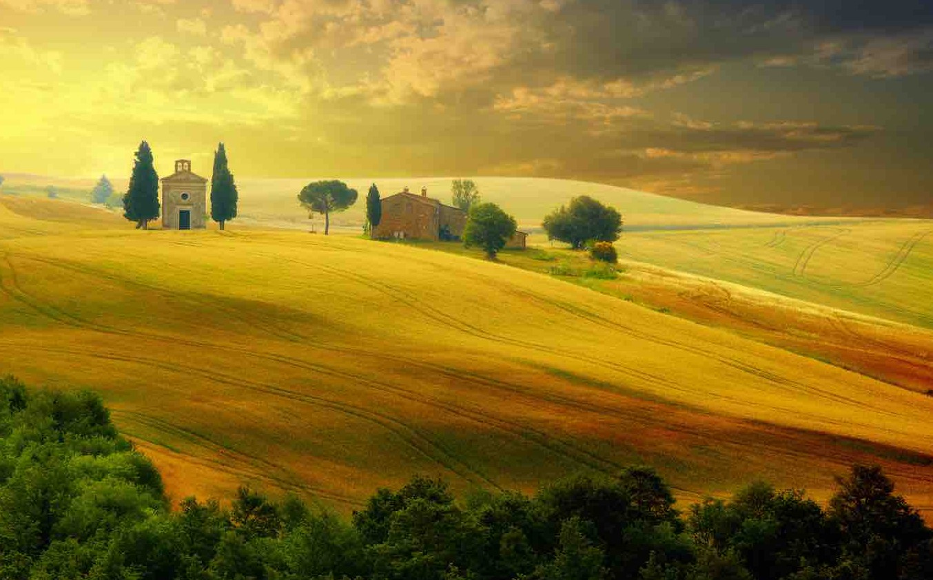 Perbukitan, desa-desa kuno dan kebun anggur, Val d'orcia - Pienza | Secret World Trip Planner