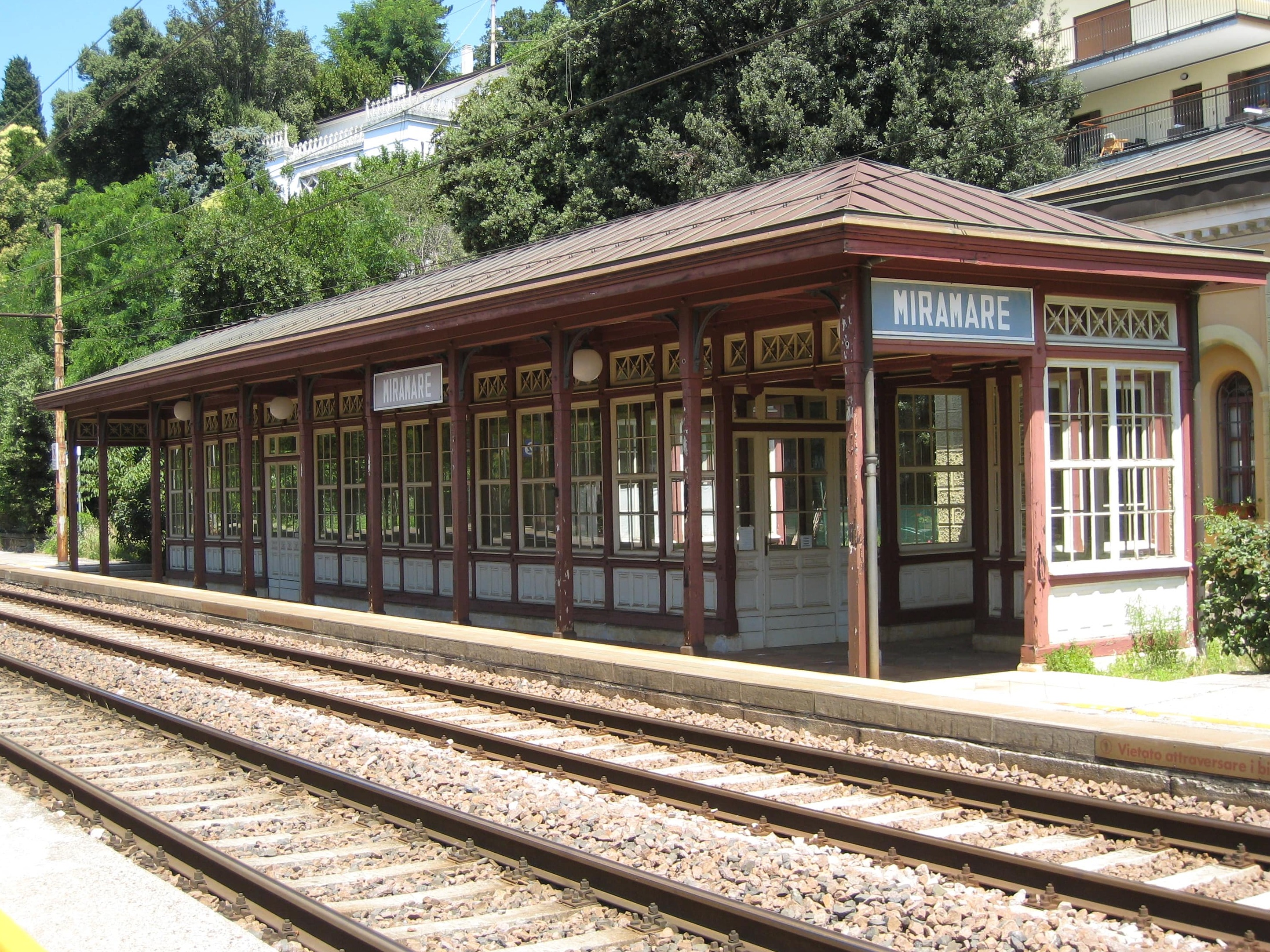 La gare de Miramare : un petit voyage dans le passé — Grignano