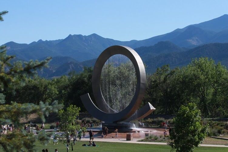 Colorado Springs: Continuum,The Julie Penrose Fountain — Colorado Springs