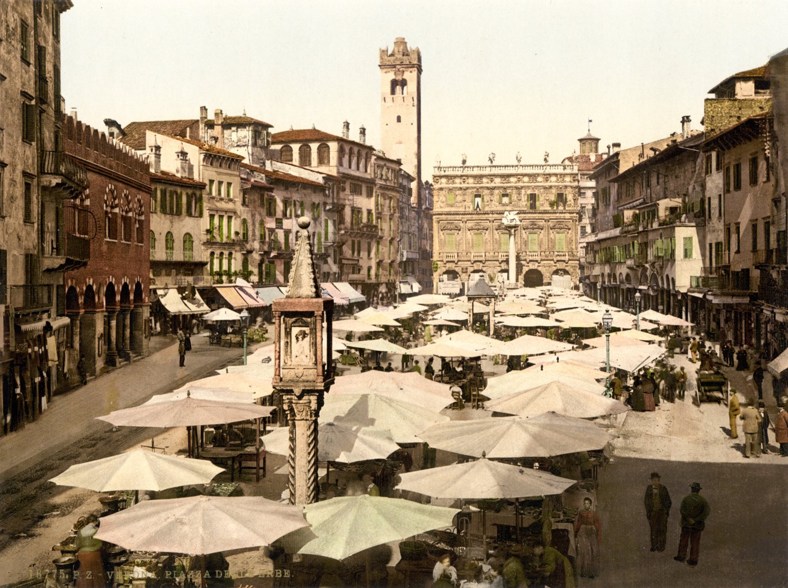A spritz in Piazza delle Erbe - Verona | Secret World Trip Planner