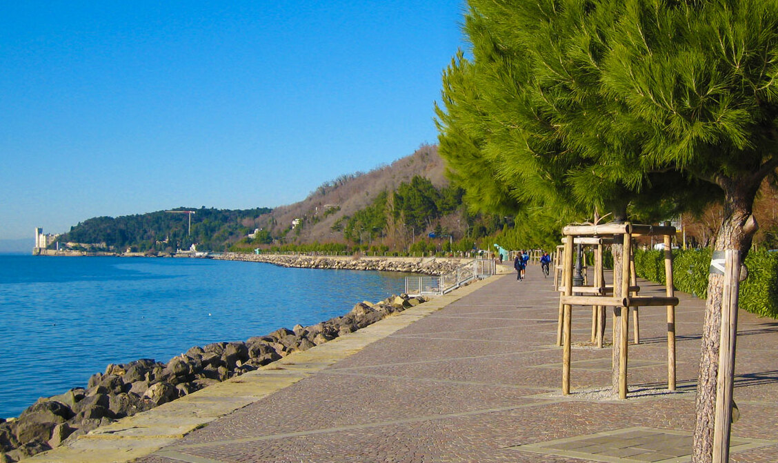 Le front de mer de Barcola — Trieste