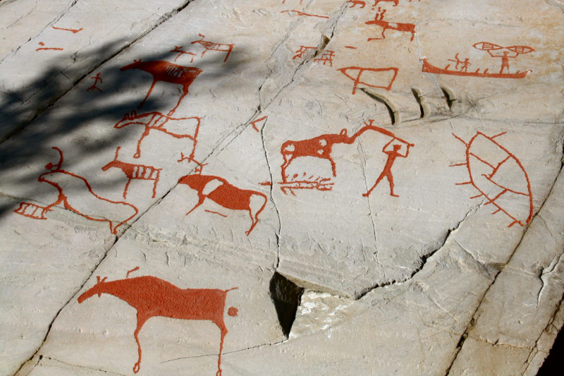 Rock engravings at Hjemmeluft - Hjemmeluft | Secret World Trip Planner