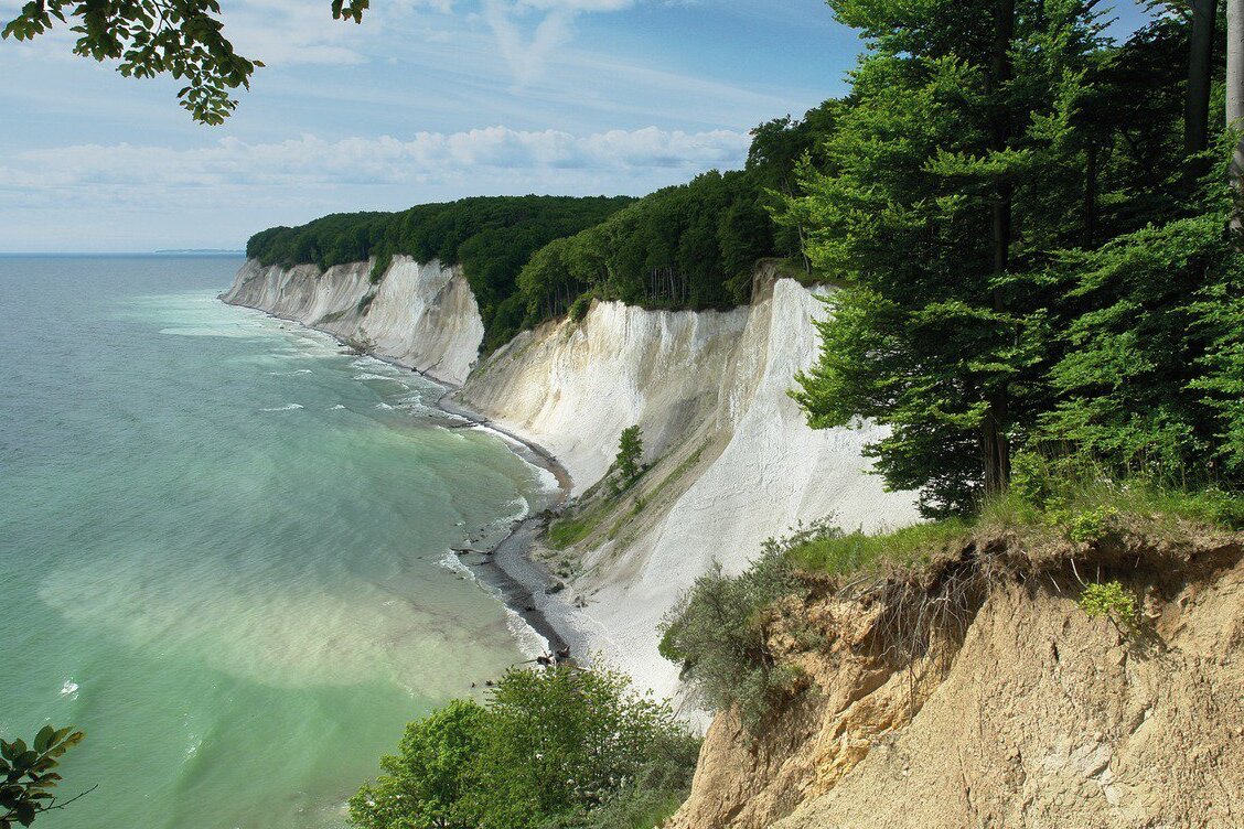 The Konigstuhl chalk cliff is a wonderful place to walk — Sassnitz