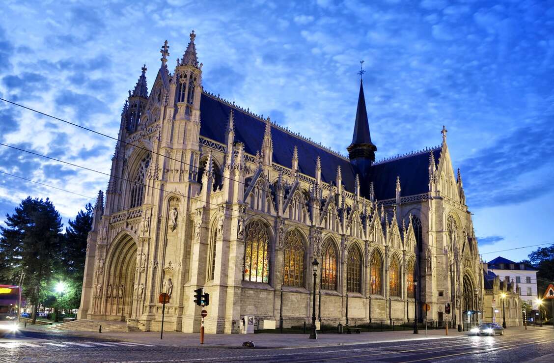 L'église de Notre Dame du Sablon (Our Lady of Sablon) — Bruxelles