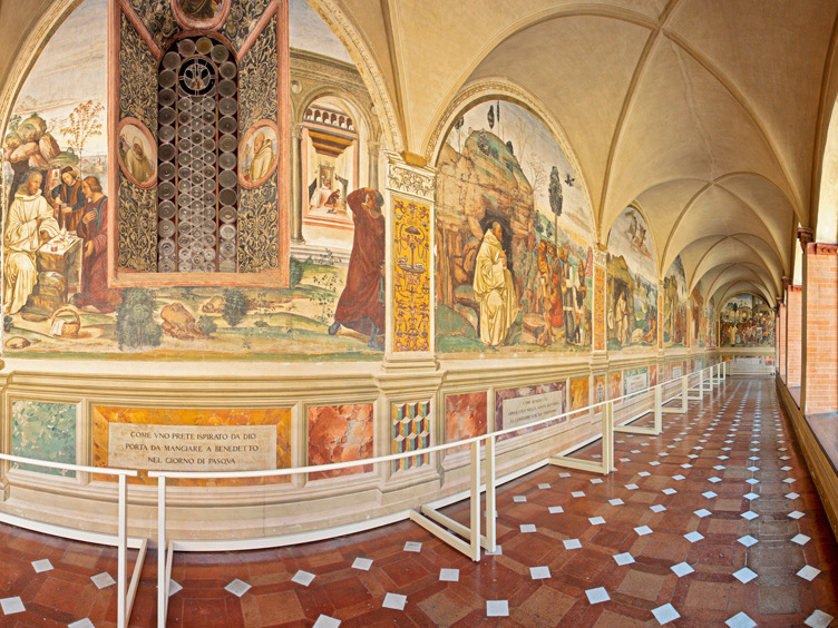 Den virkelige attraktion i klosteret Monte Oliveto Maggiore er bestemt a - Asciano | Secret World Trip Planner