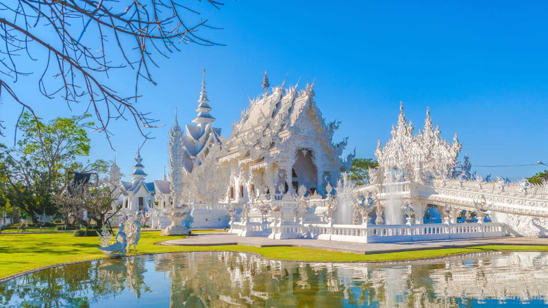 Wat Rong Khun il tempio bianco - ตำบล ป่าอ้อดอนชัย | Secret World Trip Planner