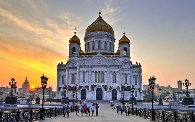 Moscou : Cathédrale du Christ-Sauveur — Moskva